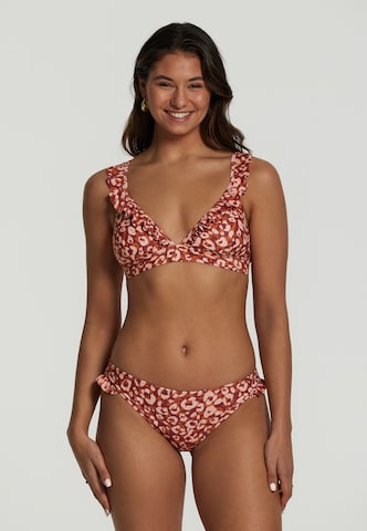 Shiwi Triangel Bikini 'BOBBY' in Bruin: voorkant