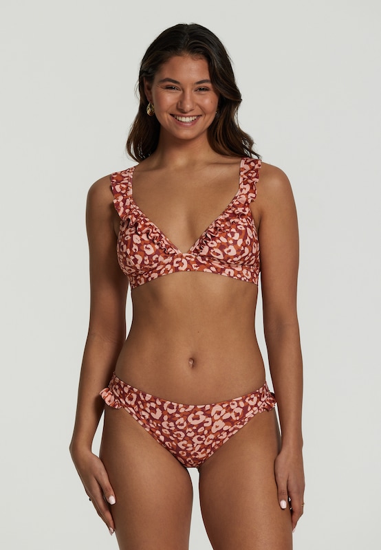 Shiwi Triangle Bikini 'BOBBY' in Auburn, Cognac, Cappuccino