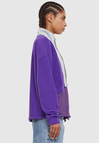 Urban Classics Fleece jacket in Purple