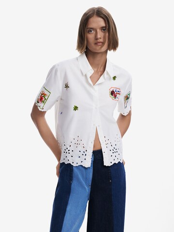 Desigual Bluse 'Afrodita' in Weiß: Vorderseite