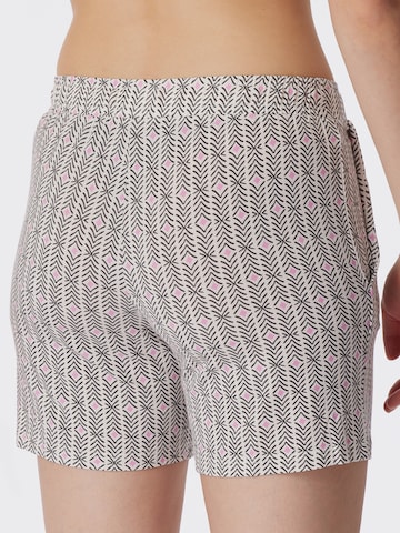 SCHIESSER Pajama Pants ' 95/5 ' in Beige