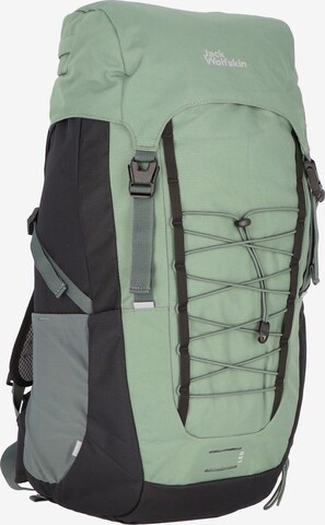 JACK WOLFSKIN Sports Backpack 'Peak Hiker' in Green