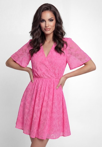 Robe faina en rose : devant