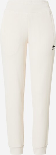 ADIDAS ORIGINALS Pantalon de pyjama 'Adicolor Essentials' en noir / blanc naturel, Vue avec produit