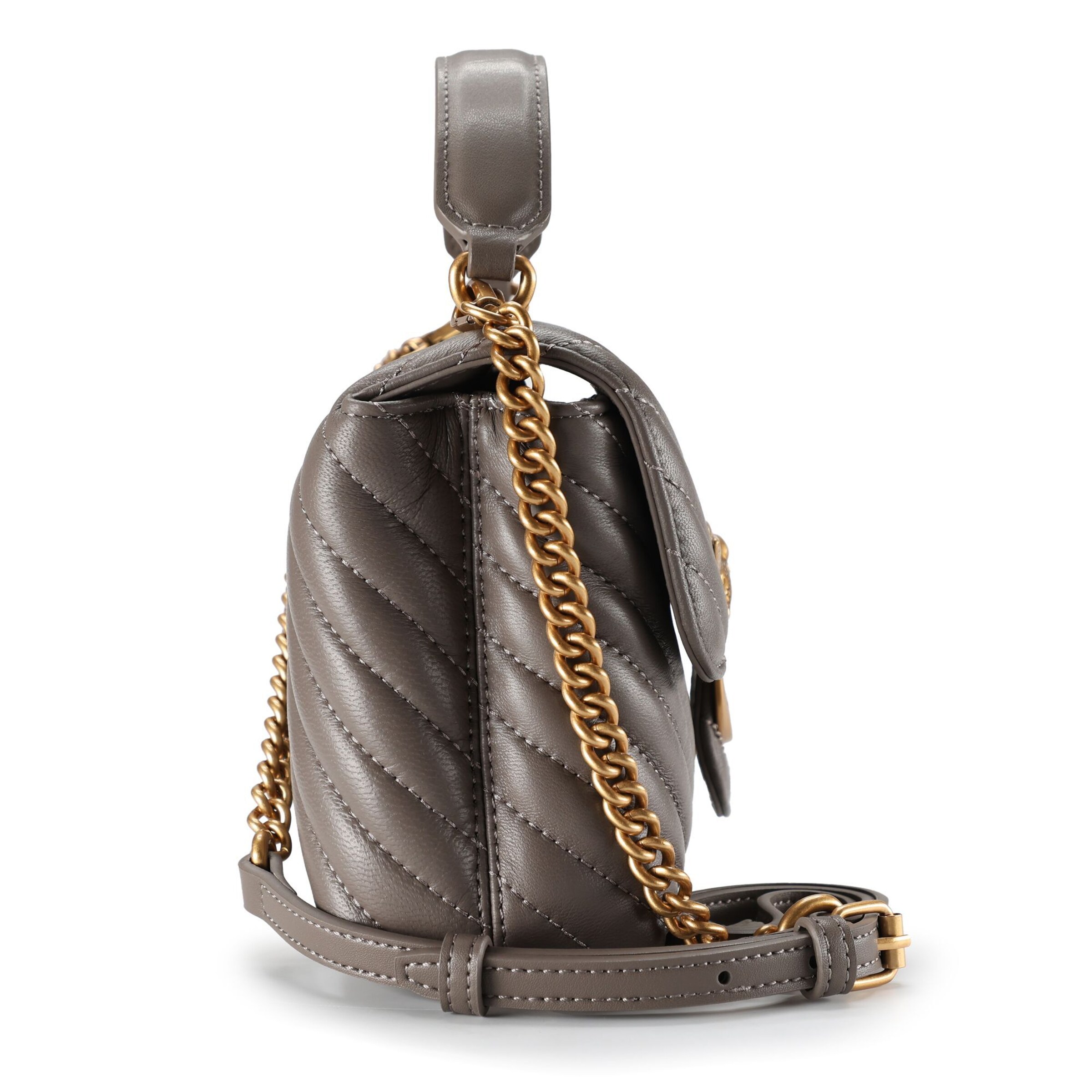 PINKO Handtasche 'Love Lady' in Grau