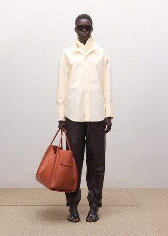 MANGO Blouse 'Anara' in Beige