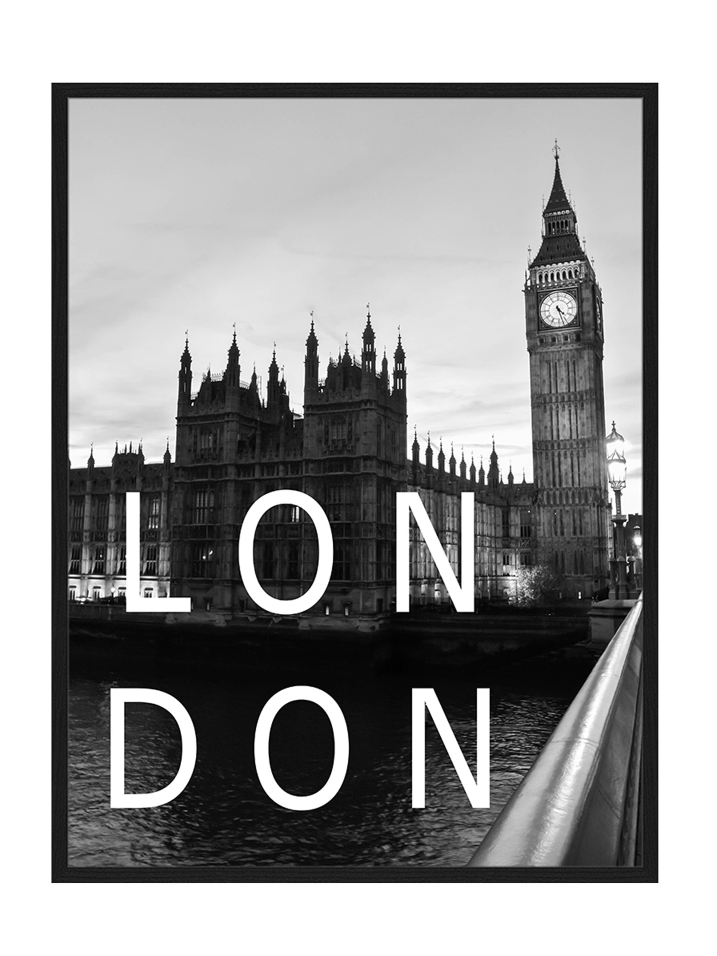 Liv Corday Image 'London City' in Black: front