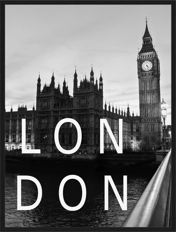 Liv Corday Bild 'London City' in Schwarz: predná strana