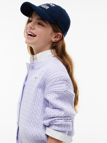 TOMMY HILFIGER Strickjacke in Lila