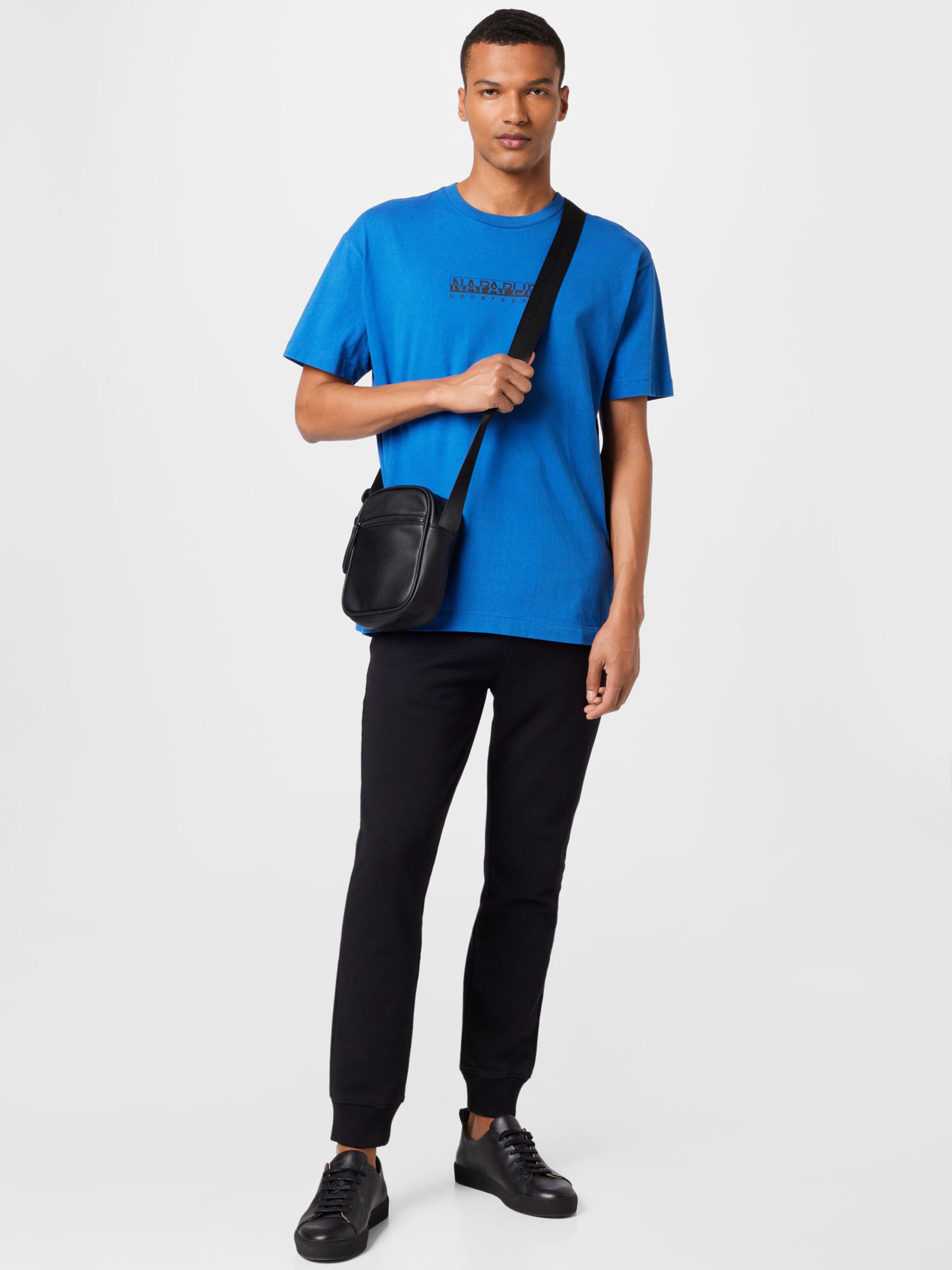 Männer Große Größen NAPAPIJRI T-Shirt in Blau - YD30580 Männer Große Größen NAPAPIJRI T-Shirt in Blau - YD30580