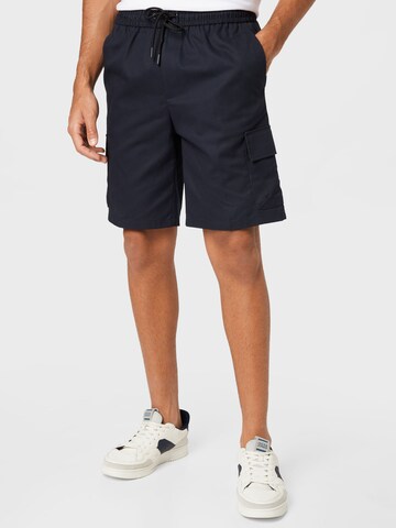 BURTON MENSWEAR LONDON - regular Pantalón cargo en azul: frente