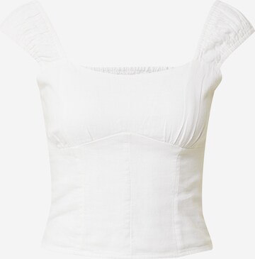 Abercrombie & Fitch Blouse in White: front