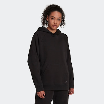 ADIDAS SPORTSWEAR Athletic Sweatshirt in Black: front