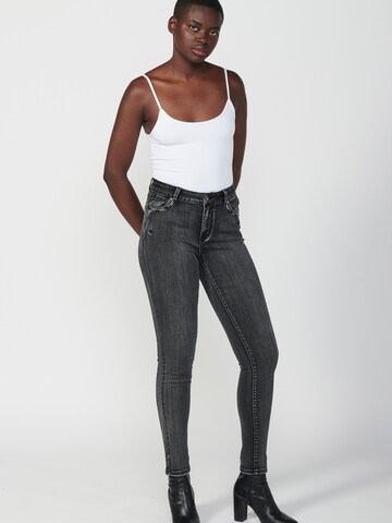 KOROSHI Skinny Jeans i svart