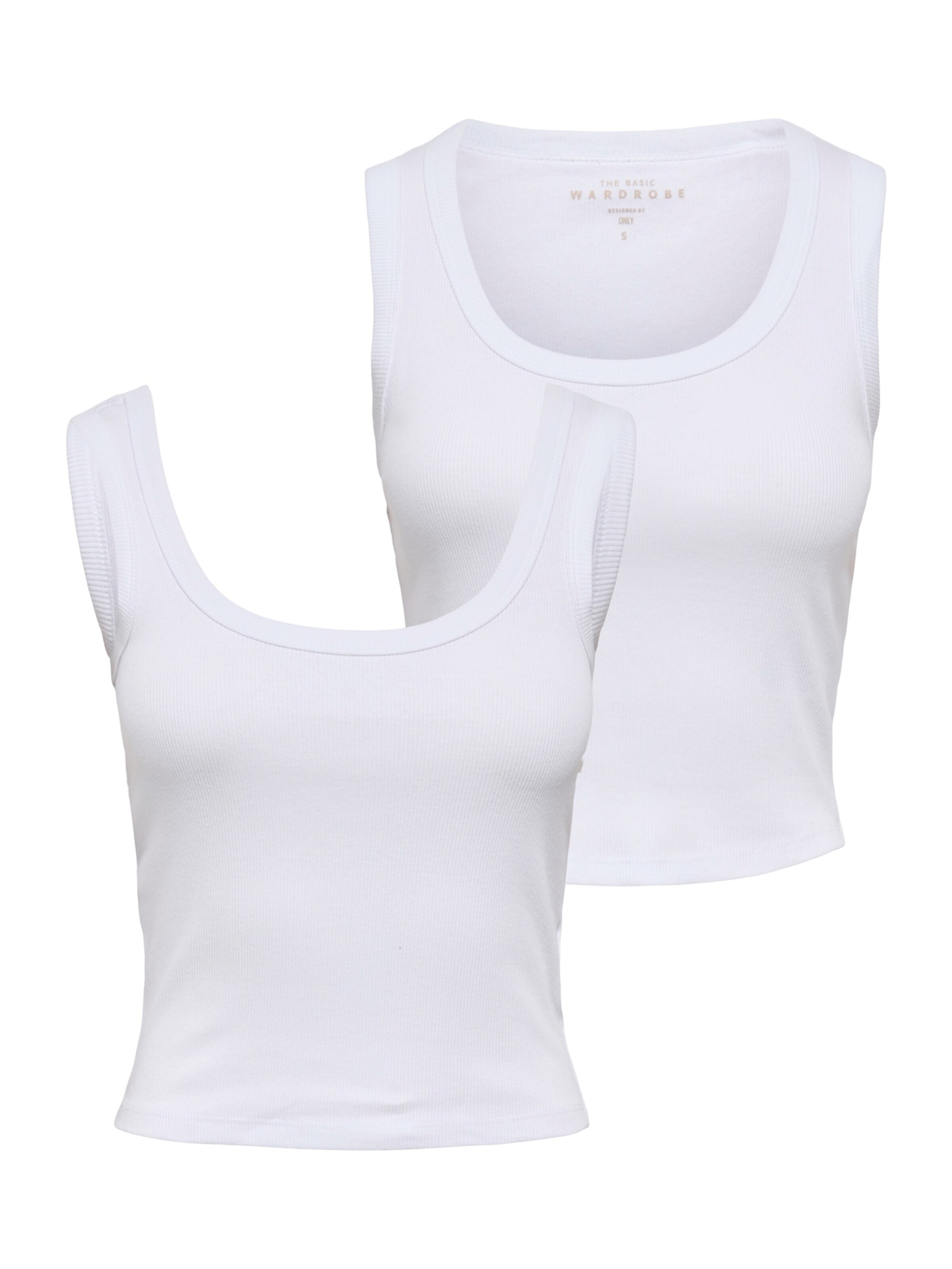 ONLY Top 'ONLEASY' in de kleur Wit, Productweergave