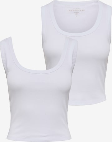 ONLY Top 'ONLEASY' in Weiß: Vorderseite