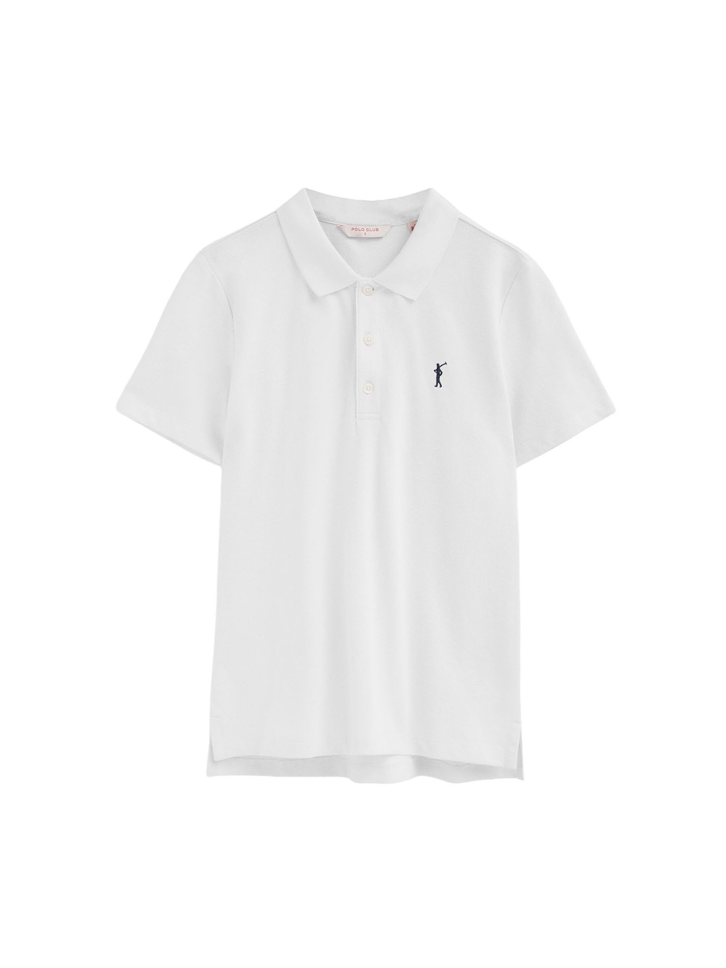 Polo Club Shirt 'RIGBY' in L in weiß, Produktansicht
