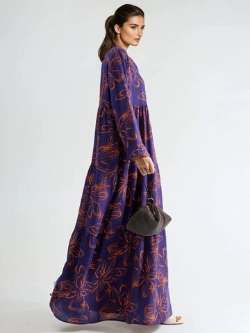 Hiccup Shirt dress in Purple