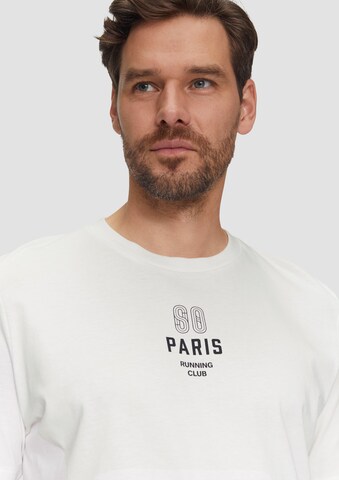 T-Shirt s.Oliver en blanc