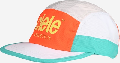 CIELE ATHLETICS Cap in türkis / limone / neonorange / weiß, Produktansicht