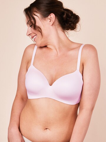 Royal Lounge Intimates T-shirt Bra ' Royal Delite ' in Pink: front