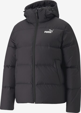 PUMA Winter Jacket in Black: front