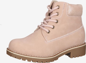 Bottes Bama en rose : devant