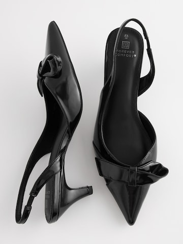 Next Лодочки с открытой пяткой 'Forever Comfort®' в Черный