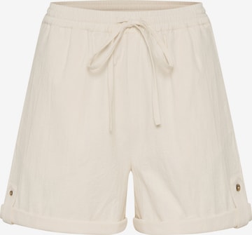 SAINT TROPEZ Loosefit Housut 'Zalinda' värissä beige: etupuoli