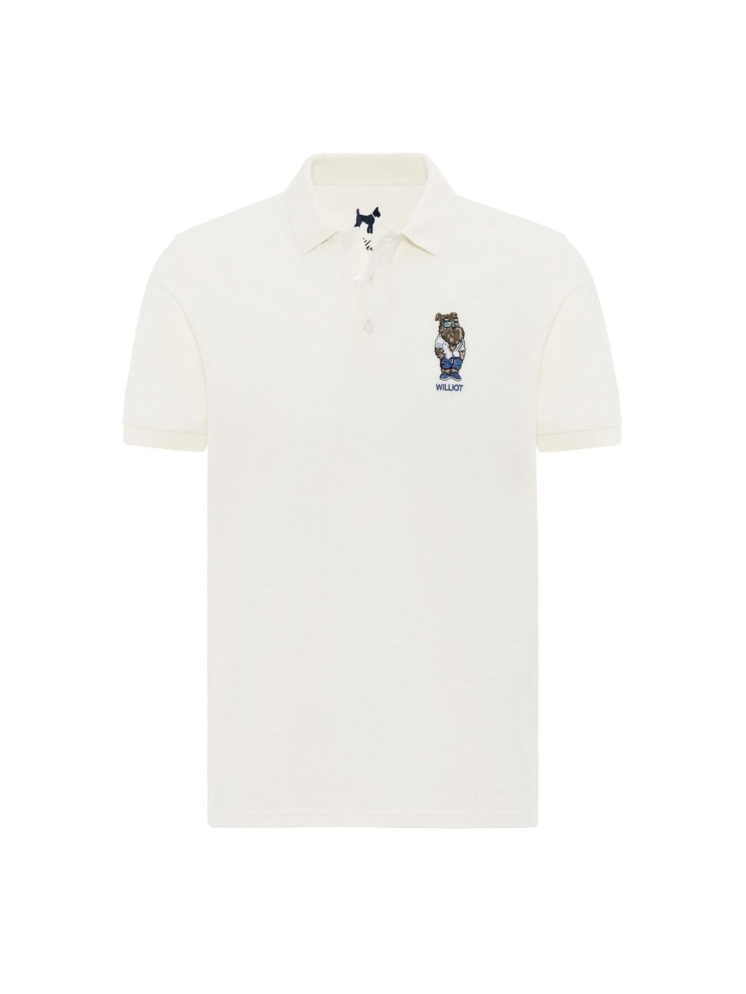 Williot Poloshirt in Weiß: Vorderseite