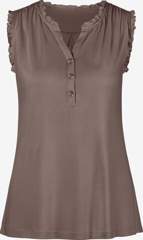 LASCANA Top in Bruin: voorkant