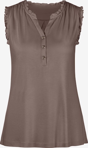 LASCANA Top in Bruin: voorkant