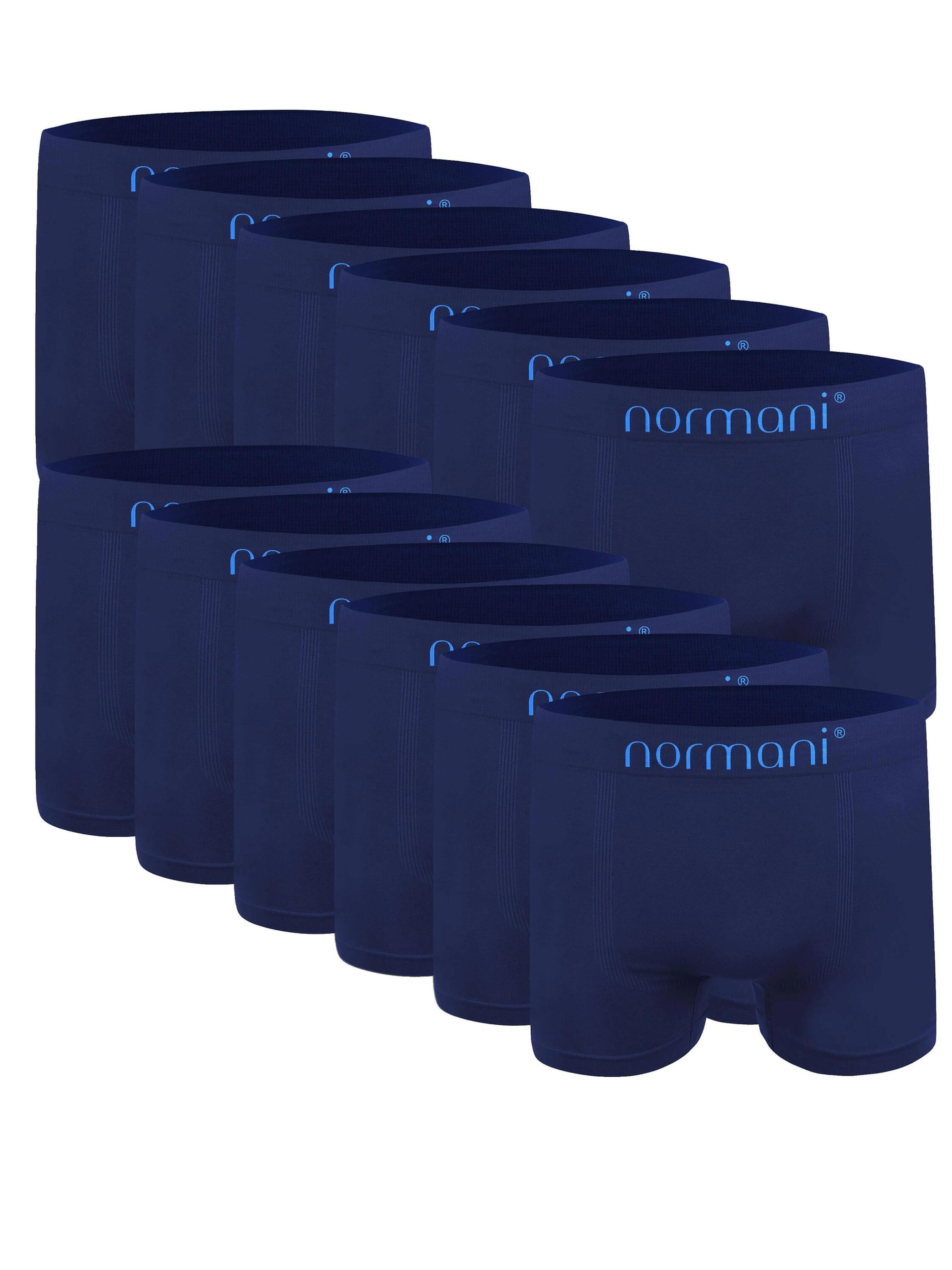 Boxers normani en bleu : devant