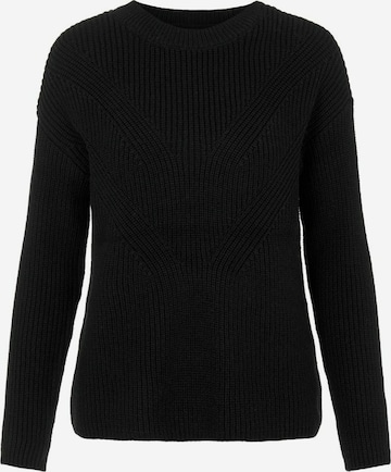 PIECES Sweater 'Karie' in Black: front