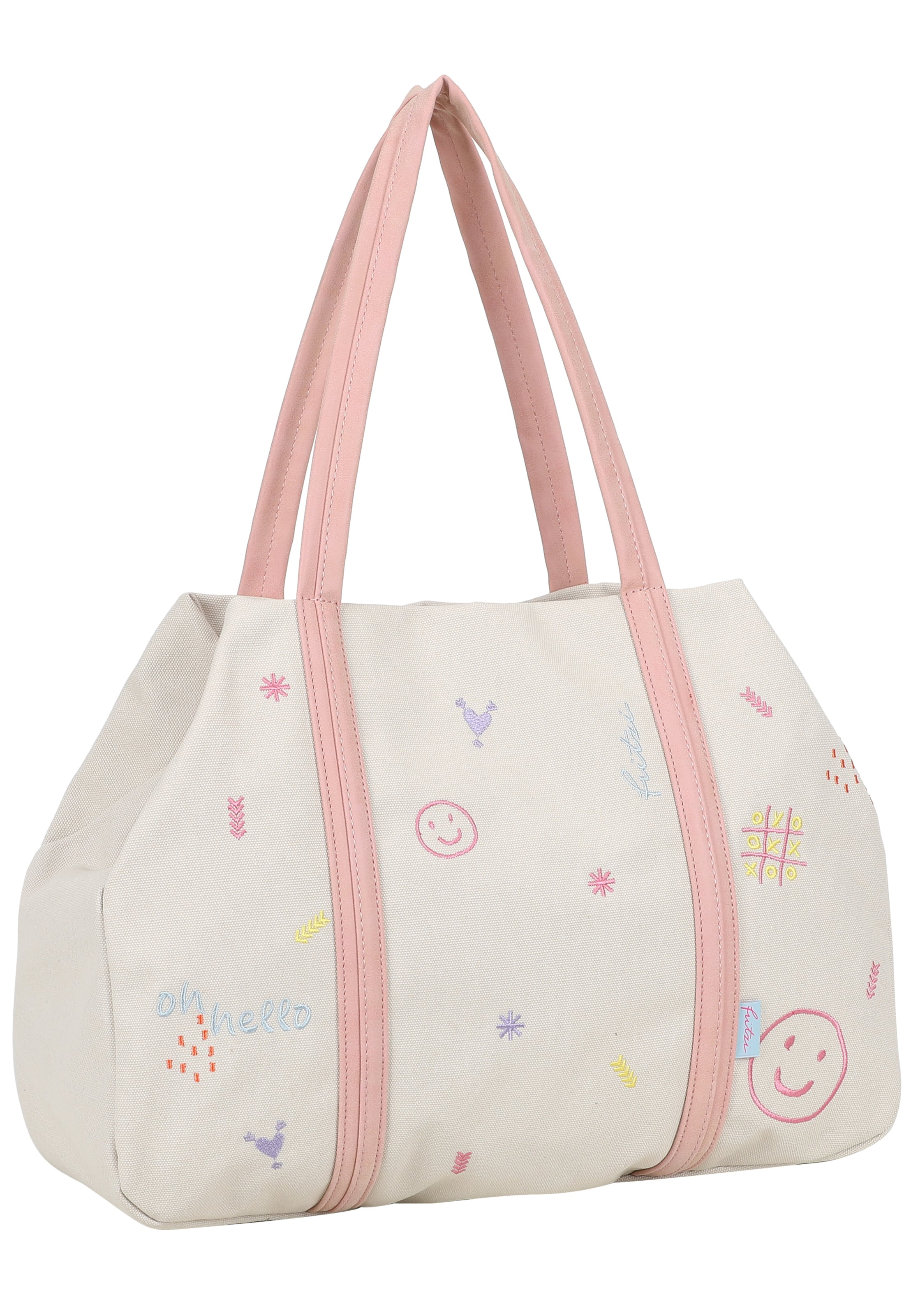 Fritzi aus Preußen Shopper 'Limited Embro Fun' in Beige