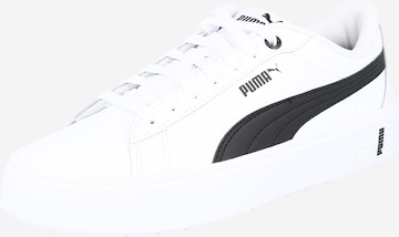 Sneaker low de la PUMA pe alb: față