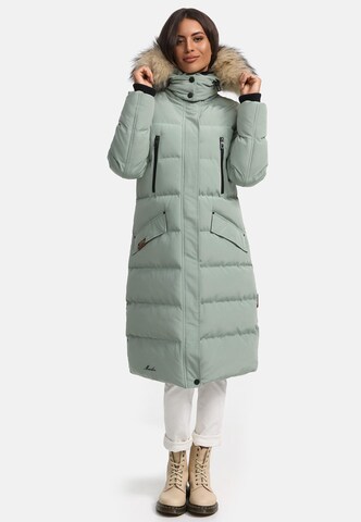 MARIKOO Winter coat 'Schneesternchen' in Green