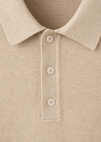 MANGO MAN Poloshirt 'Andrew' in Beige
