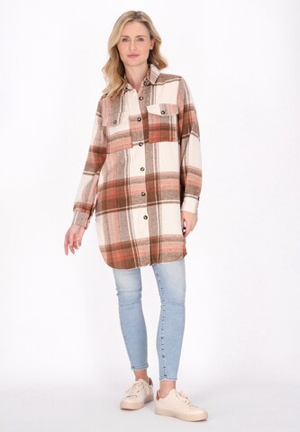usha BLUE LABEL Tussenjas in Bruin: voorkant