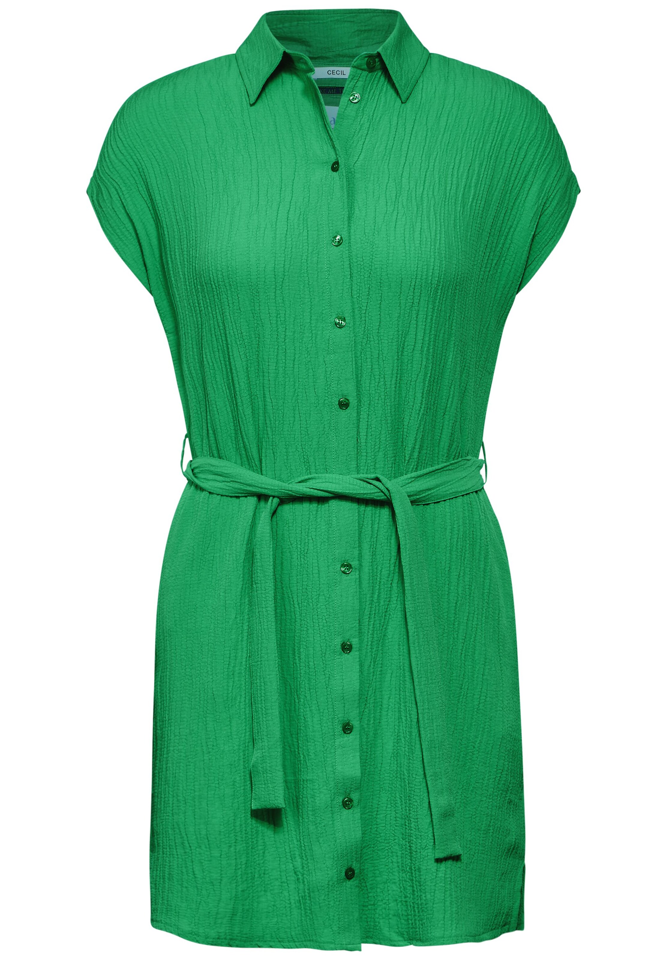 CECIL Blusenkleid in Grün: Vorderseite
