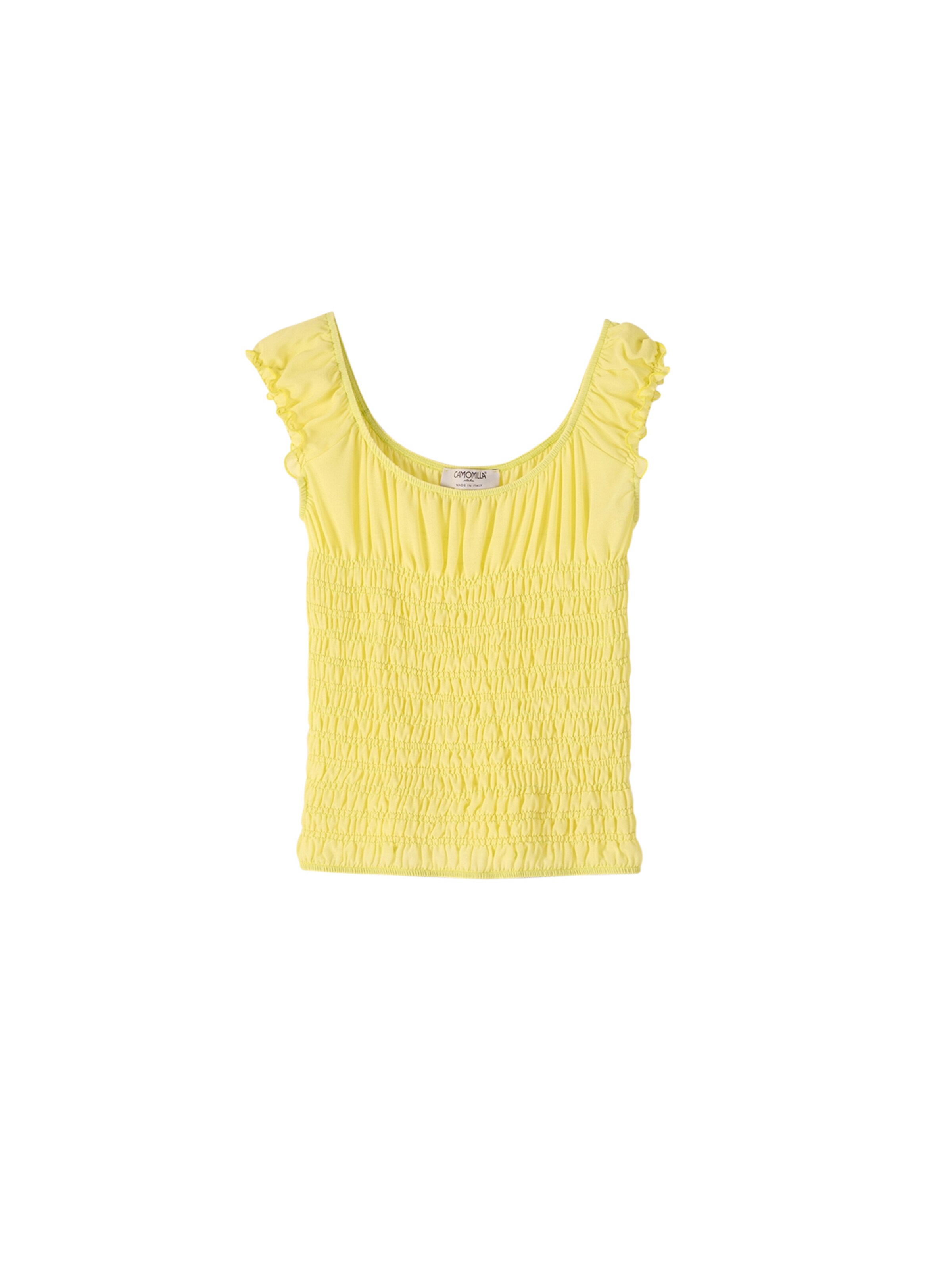 Haut 'Stelly' Camomilla Italia en jaune : devant