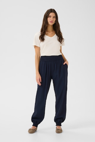 Cream Loosefit Broek 'Lori' in Blauw