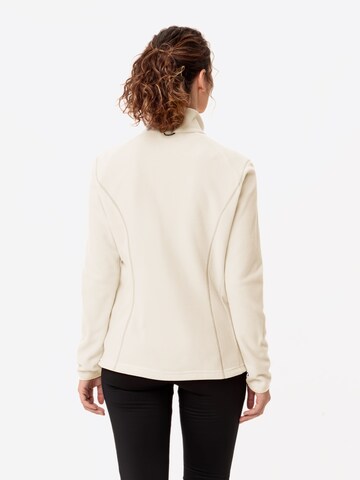 VAUDE Athletic fleece jacket ' Rosemoor II ' in Beige