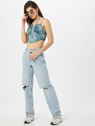 Missguided Top w kolorze zielony