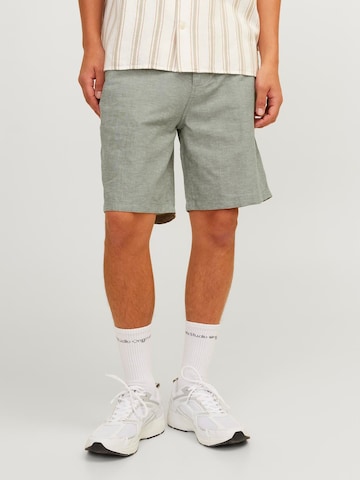 JACK & JONES Regular Chino trousers 'Ace Summer' in Green: front