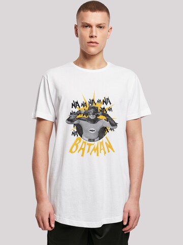 T-Shirt 'Batman TV Series Nananana' F4NT4STIC en blanc : devant