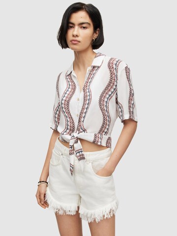 AllSaints Blouse 'LENI' in Wit: voorkant