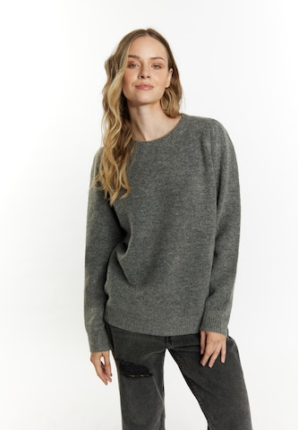 DreiMaster Vintage Pullover 'Incus' in Grau: predná strana