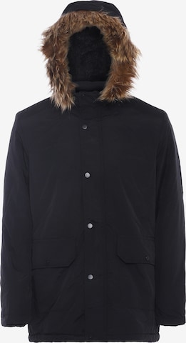 urban storm Winter Jacket in Black: front