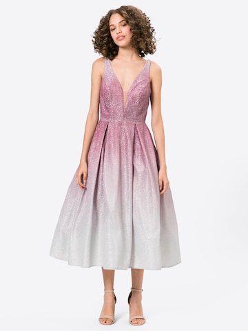 mascara Cocktail dress in Pink: front